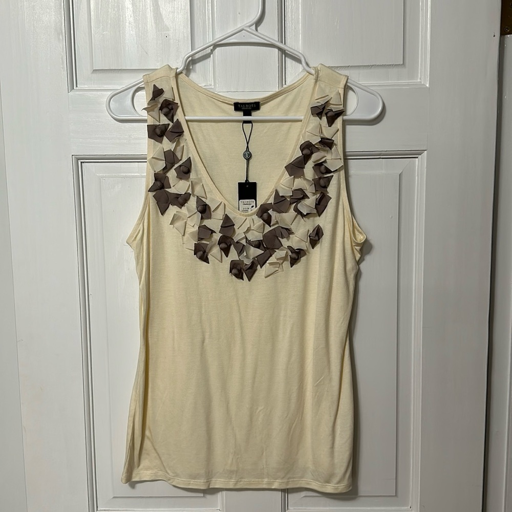 Talbots ribbon top M